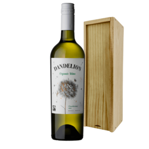 Dandelion Chardonnay BIO & Fairtrade | Wijn cadeau | incl. Gratis Kaartje